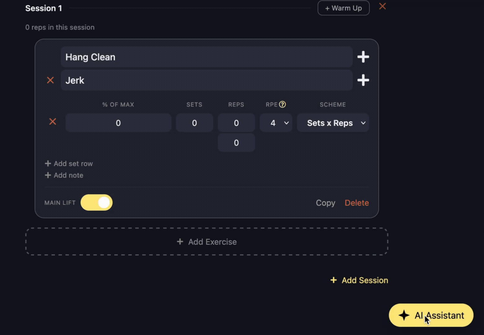 Coach using the Coachable AI program editor